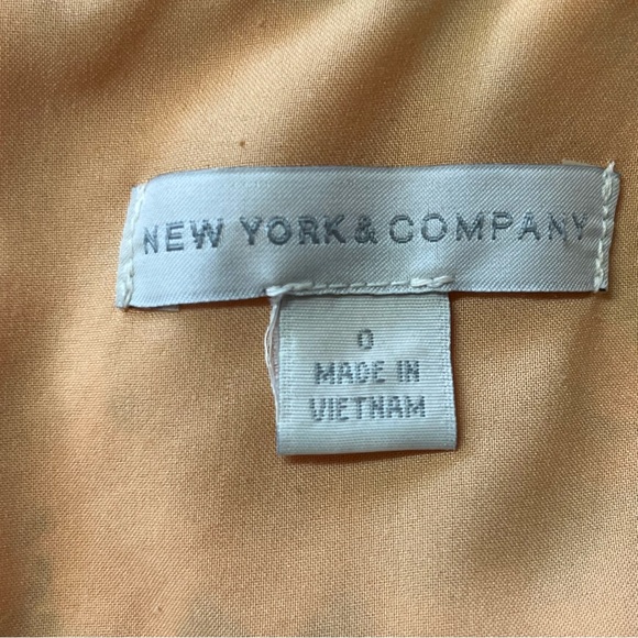 New York & Company Shades of Orange Lace Sleeveless Dress - Picture 5 of 11